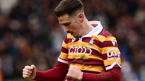 Bradford City winger Jamie Walker