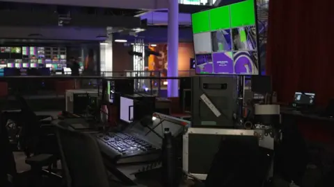 The BBC Wales newsroom