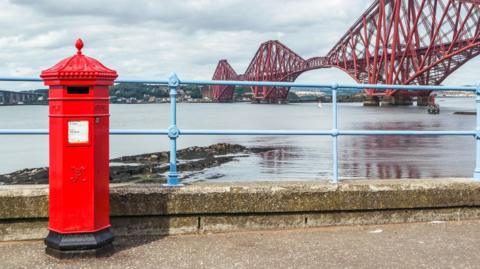 post box near forth bridge