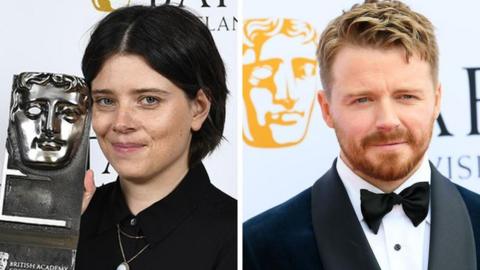 Aftersun director Charlotte Wells and Slow Horses actor Jack Lowden