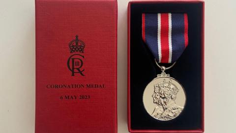 King's coronation medal