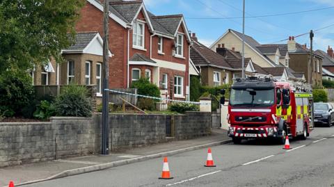 House fire on Main Road, Portskewett