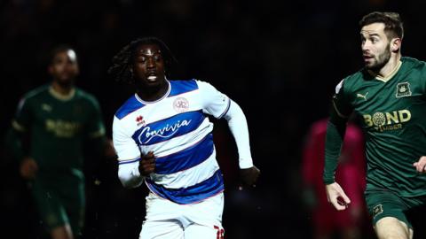 Taylor Richards playing for QPR