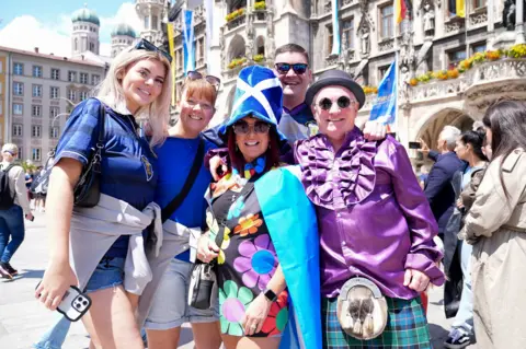 Scotland fans in Munich