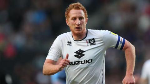 Dean Lewington has been Milton Keynes Dons' club captain since 2008