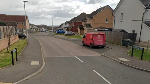 Google Cunnighar Road in Broxburn