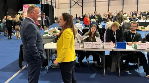 BBC SNP's Drew Hendry and Deputy First Minister Kate Forbes