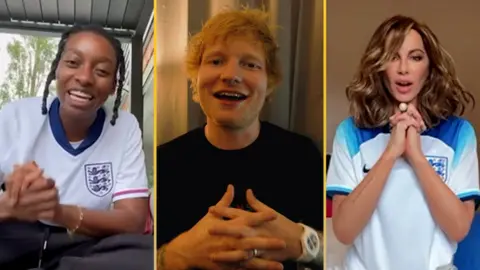 Little Simz, Ed Sheeran, Kate Beckinsale