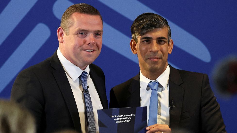 Douglas Ross and Rishi Sunak