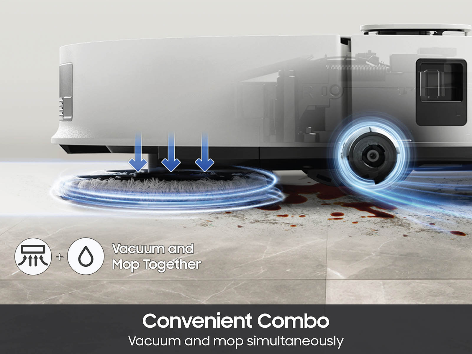 Thumbnail image of Bespoke Jet Bot Combo™ AI Robot Vacuum and Mop with All-in-One Clean Station® with Auto Steam