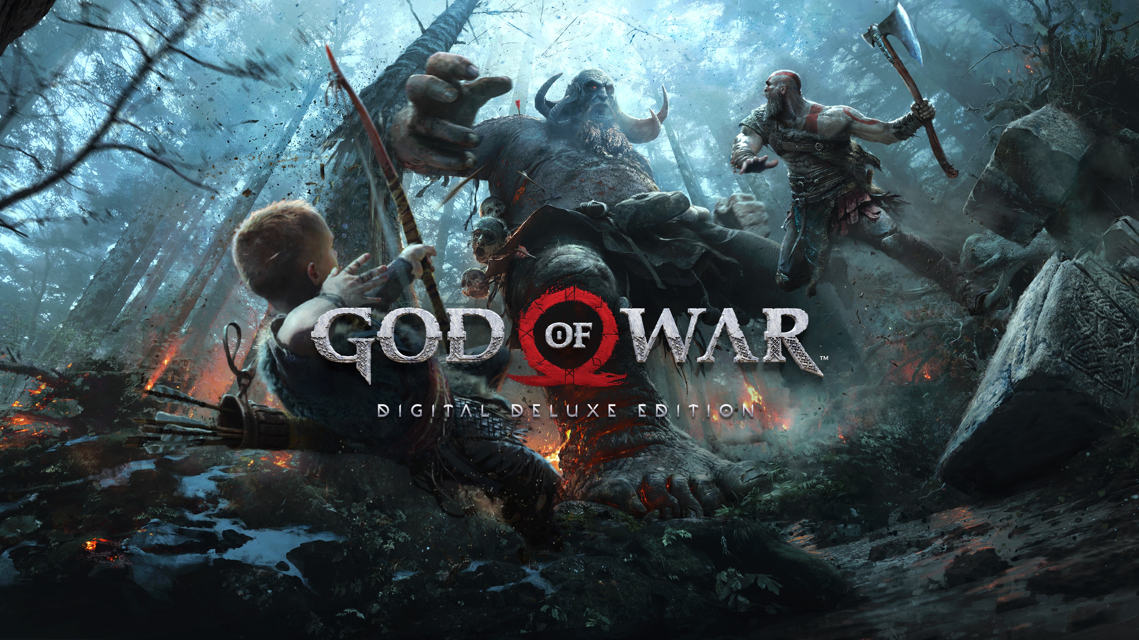 God of War 豪华下载版 (韩语, 繁体中文, 英语)