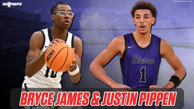 Taking a look at Sierra Canyon's (Chatsworth, CA) senior guard Justin Pippen and junior forward Bryce James.