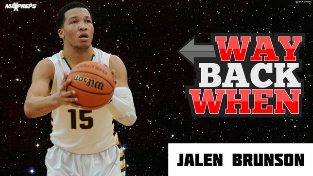 Looking back at Jalen Brunsonâ€™s 30-point performance in the 2015 Illinois Class 4A state championship game.