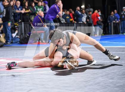 Thumbnail 1 in CIF State Wrestling Championships Girls (Round One) photogallery.