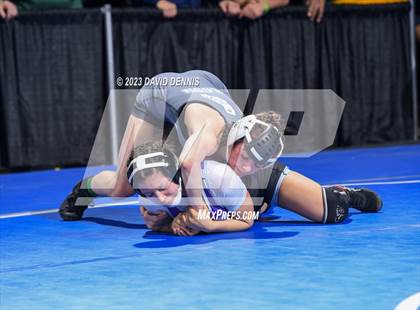 Thumbnail 3 in CIF State Wrestling Championships Girls (Round One) photogallery.