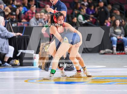 Thumbnail 1 in CIF State Wrestling Championships Girls (Round One) photogallery.