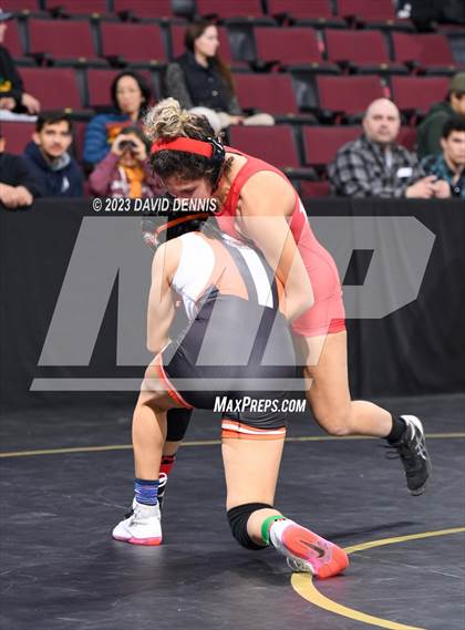 Thumbnail 3 in CIF State Wrestling Championships Girls (Round One) photogallery.