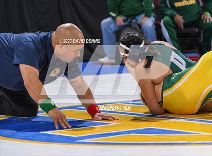 Thumbnail 3 in CIF State Wrestling Championships Girls (Round One) photogallery.