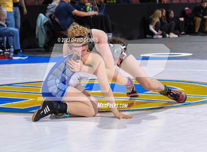 Thumbnail 1 in CIF State Wrestling Championships Girls (Round One) photogallery.