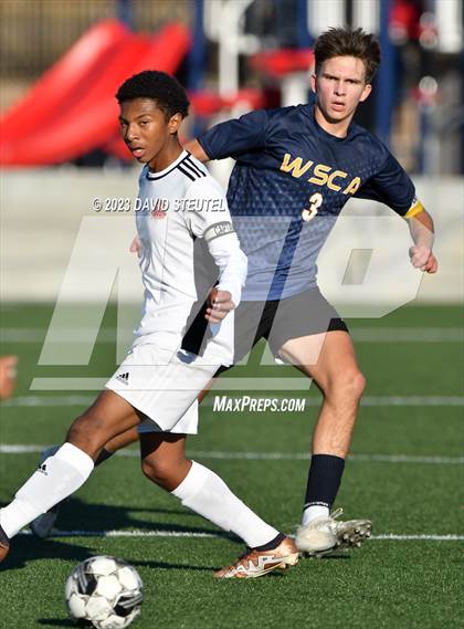 Thumbnail 3 in Encina Prep vs. Western Sierra Collegiate Academy (CIF SJS D7 Semi Final) photogallery.