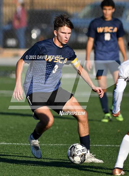 Thumbnail 2 in Encina Prep vs. Western Sierra Collegiate Academy (CIF SJS D7 Semi Final) photogallery.