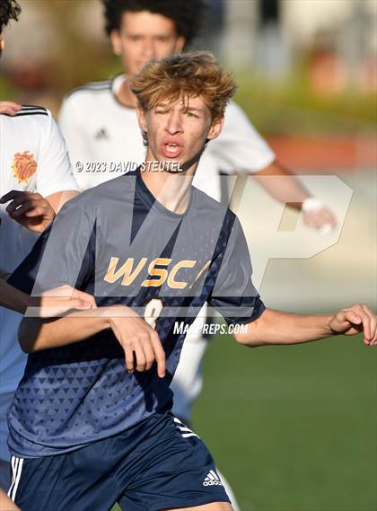 Thumbnail 2 in Encina Prep vs. Western Sierra Collegiate Academy (CIF SJS D7 Semi Final) photogallery.