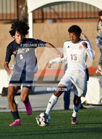 Thumbnail 3 in Encina Prep vs. Western Sierra Collegiate Academy (CIF SJS D7 Semi Final) photogallery.