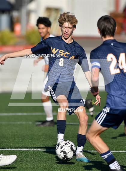 Thumbnail 1 in Encina Prep vs. Western Sierra Collegiate Academy (CIF SJS D7 Semi Final) photogallery.