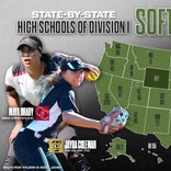 MAP: College softball players by state
