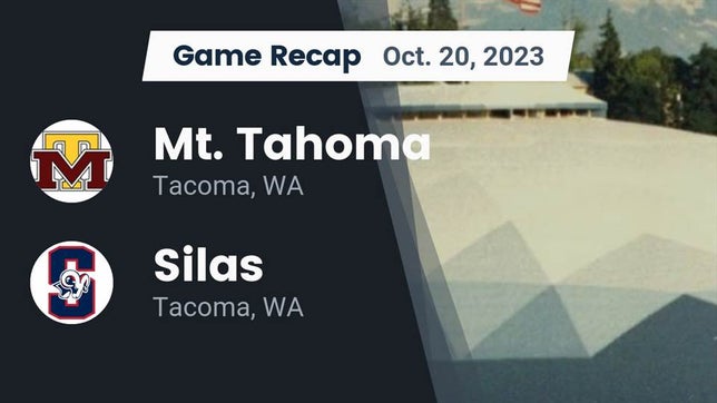 Watch this highlight video of the Mount Tahoma (Tacoma, WA) football team in its game Recap: Mt. Tahoma  vs. Silas  2023 on Oct 20, 2023