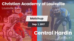 Matchup: Christian Academy vs. Central Hardin  2017