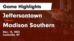 Jeffersontown  vs Madison Southern  Game Highlights - Dec. 13, 2023
