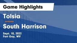 Tolsia  vs South Harrison  Game Highlights - Sept. 10, 2022