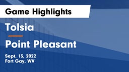 Tolsia  vs Point Pleasant  Game Highlights - Sept. 13, 2022