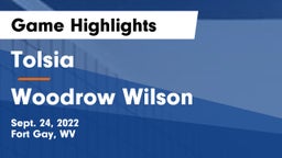 Tolsia  vs Woodrow Wilson  Game Highlights - Sept. 24, 2022