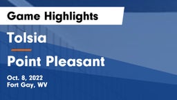 Tolsia  vs Point Pleasant  Game Highlights - Oct. 8, 2022