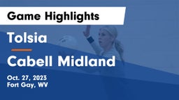 Tolsia  vs Cabell Midland  Game Highlights - Oct. 27, 2023