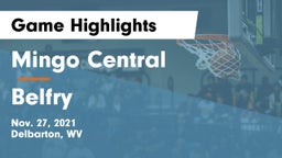 Mingo Central  vs Belfry  Game Highlights - Nov. 27, 2021