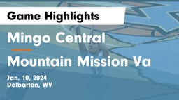 Mingo Central  vs Mountain Mission Va Game Highlights - Jan. 10, 2024