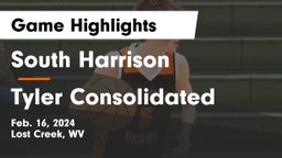 South Harrison  vs Tyler Consolidated  Game Highlights - Feb. 16, 2024