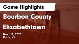 Bourbon County  vs Elizabethtown  Game Highlights - Nov. 11, 2023