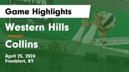 Western Hills  vs  Collins Game Highlights - April 25, 2024
