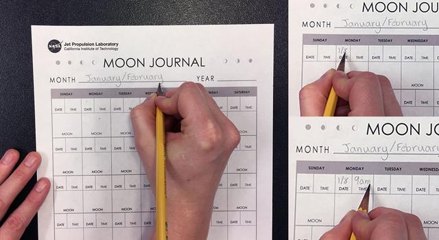 Moon Journal Activity Step 2 - NASA/JPL Edu