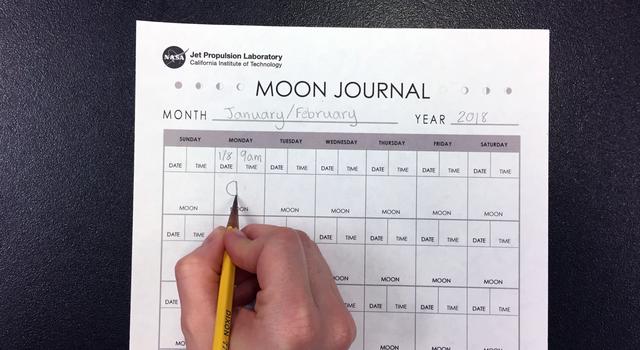 Moon Journal Activity Step 3 - NASA/JPL Edu
