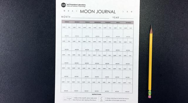 Moon Journal Activity Materials - NASA/JPL Edu