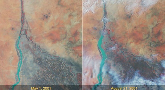 Effects of the Rainy Season Along the Nile