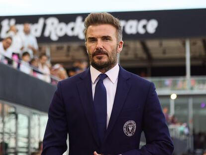 David Beckham, el 30 de marzo de 2024 en Miami (Florida).