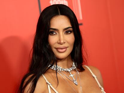 Kim Kardashian en la fiesta de personajes del año de la revista 'Time', el 26 de abril de 2023 en Nueva York.