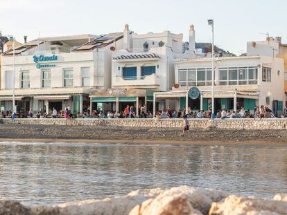 Vista del paseo marítimo de Pedregalejo (Málaga).