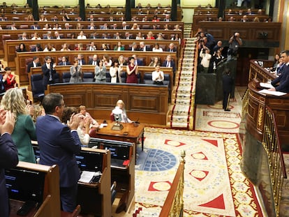 Pedro Sánchez anuncia que España reconocerá el Estado palestino el 28 de mayo, este miércoles en el Congreso.